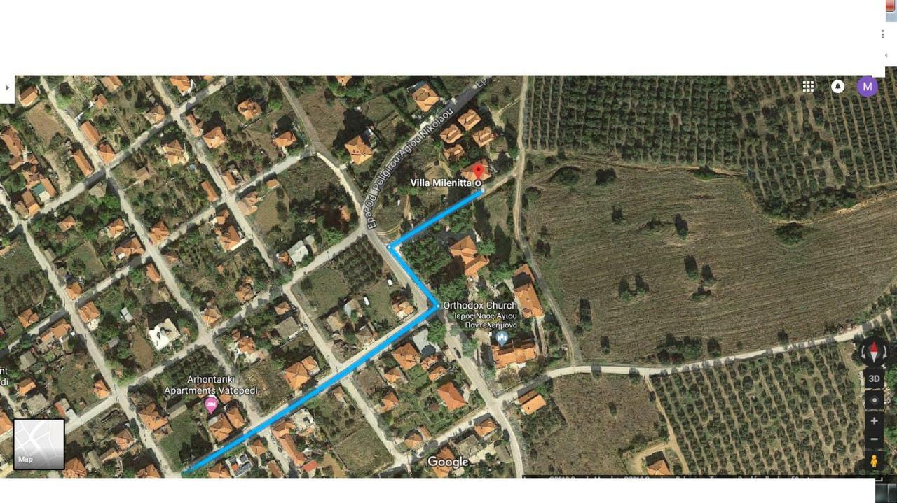 Villa Milenitta Vatopedi ภายนอก รูปภาพ